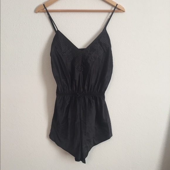 Vintage Pants - Vintage ~ Silky  Romper ~ Size S